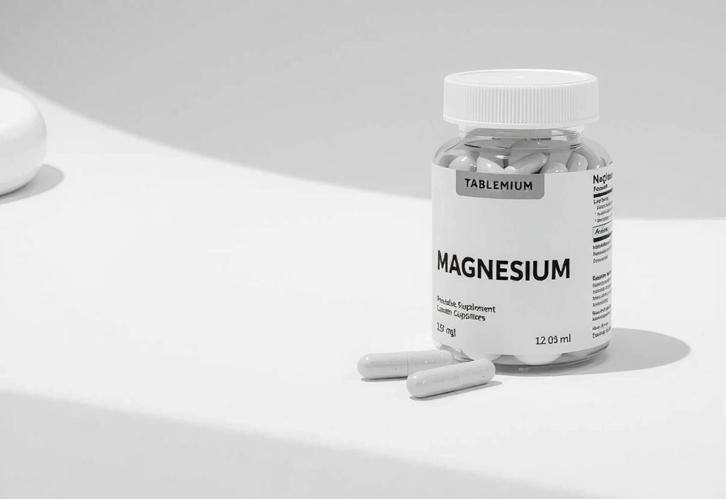 Magnesium mineral supplement containers
